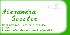 alexandra sessler business card